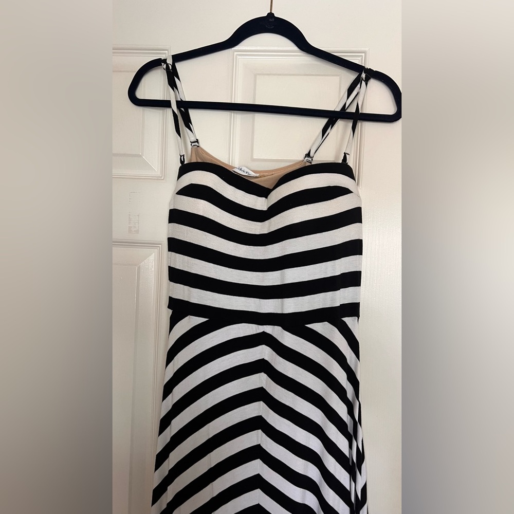Calvin Klein High-low Jersey Sundress